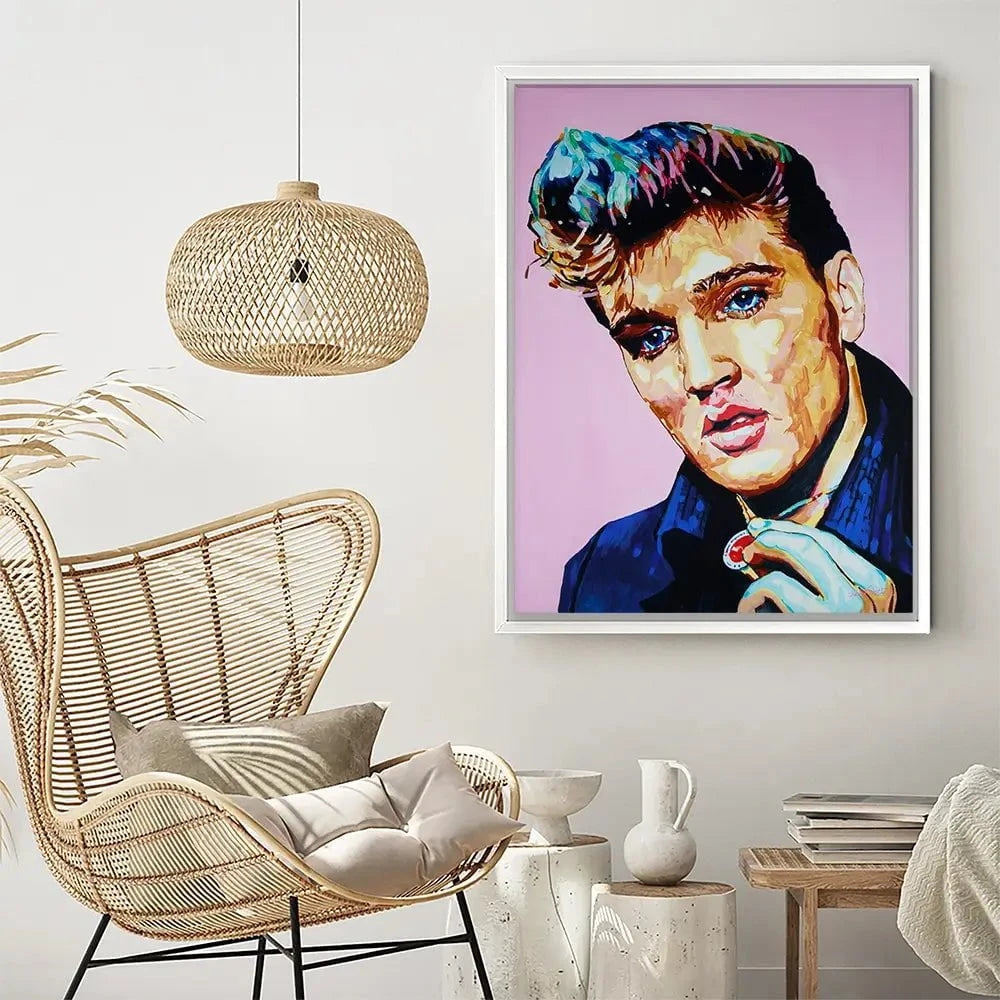Elvis Canvas Print Elvis Canvas Print wall art product Juliet Stockton