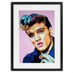 Elvis Framed Art Print Elvis Framed Art Print wall art product Juliet Stockton