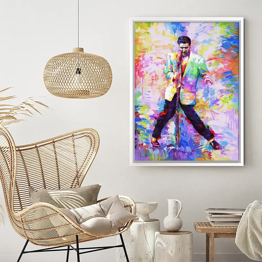 Elvis Presley Canvas Print Elvis Presley Canvas Print wall art product Leon Devenice