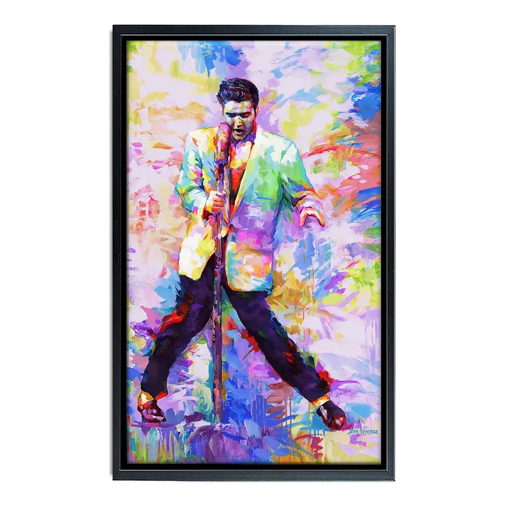 Elvis Presley Oversized Canvas Print Elvis Presley Oversized Canvas Print wall art product Leon Devenice
