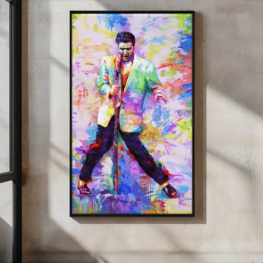 Elvis Presley Oversized Canvas Print Elvis Presley Oversized Canvas Print wall art product Leon Devenice