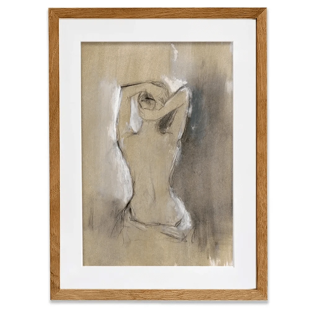 Embellished Contemporary Figure Framed Art Print Embellished Contemporary Figure Framed Art Print wall art product Ethan Harper