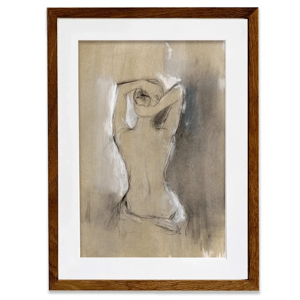 Embellished Contemporary Figure Framed Art Print Embellished Contemporary Figure Framed Art Print wall art product Ethan Harper