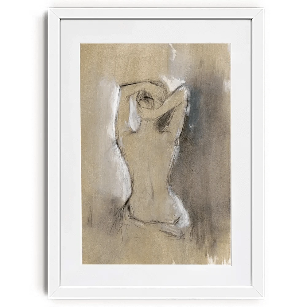 Embellished Contemporary Figure Framed Art Print Embellished Contemporary Figure Framed Art Print wall art product Ethan Harper