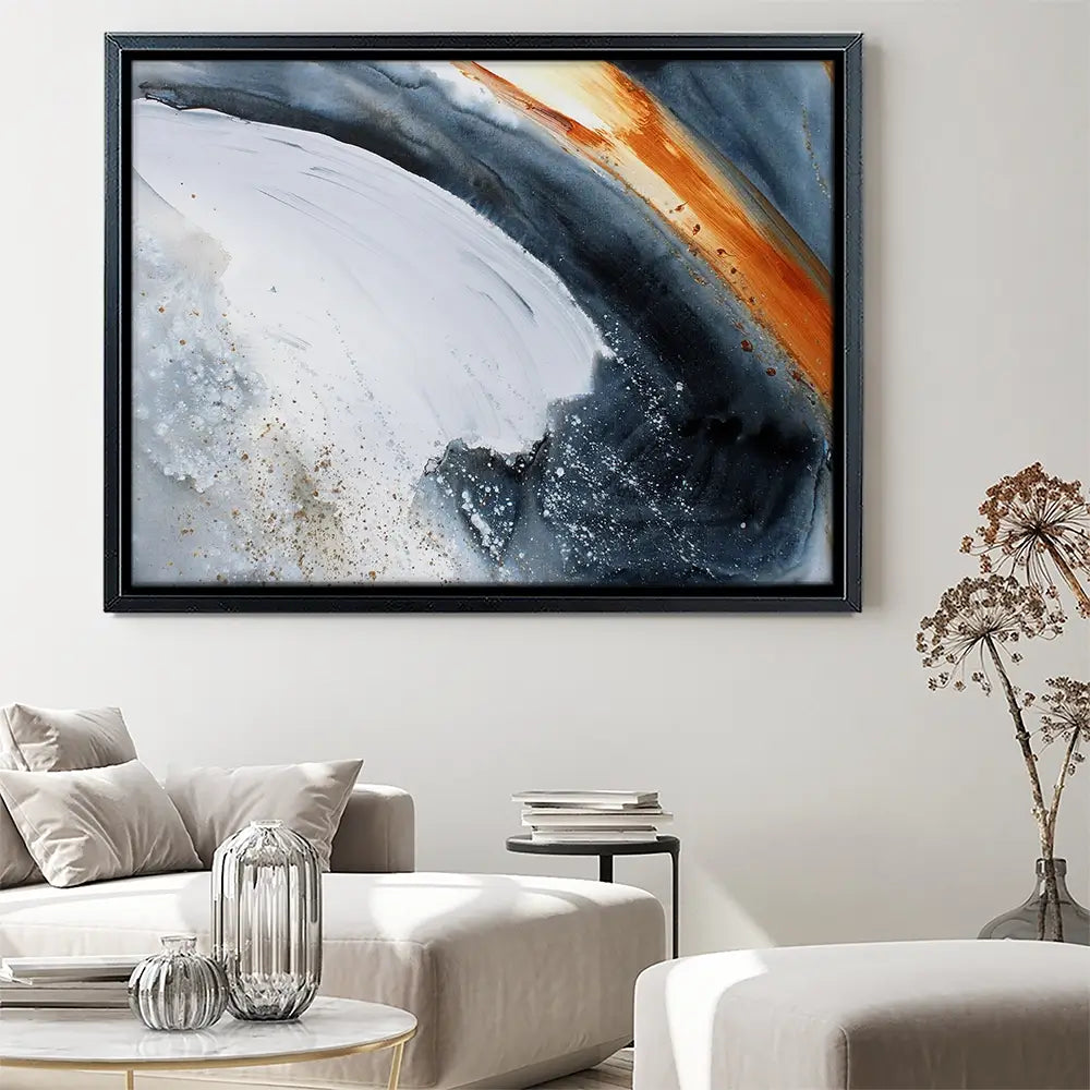 Ember Through The Frost Canvas Print Ember Through The Frost Canvas Print wall art product Studio Paint-Ing