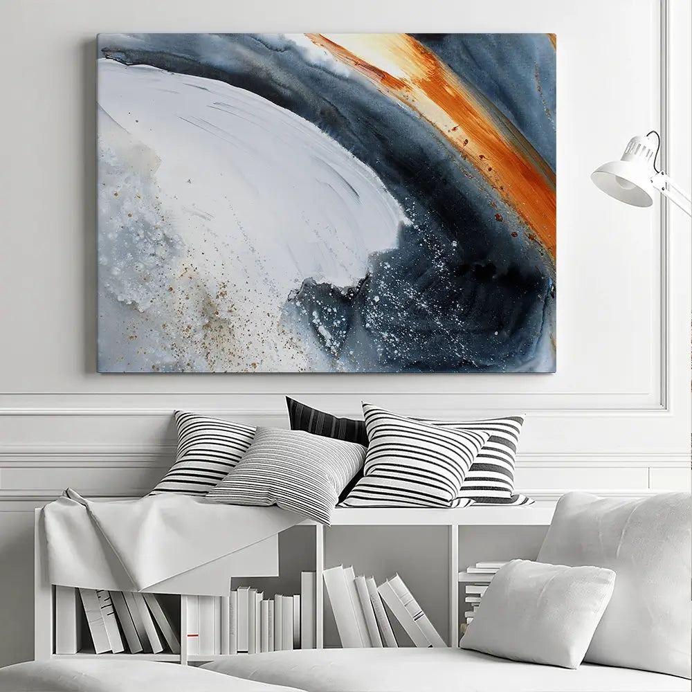 Ember Through The Frost Canvas Print Ember Through The Frost Canvas Print wall art product Studio Paint-Ing