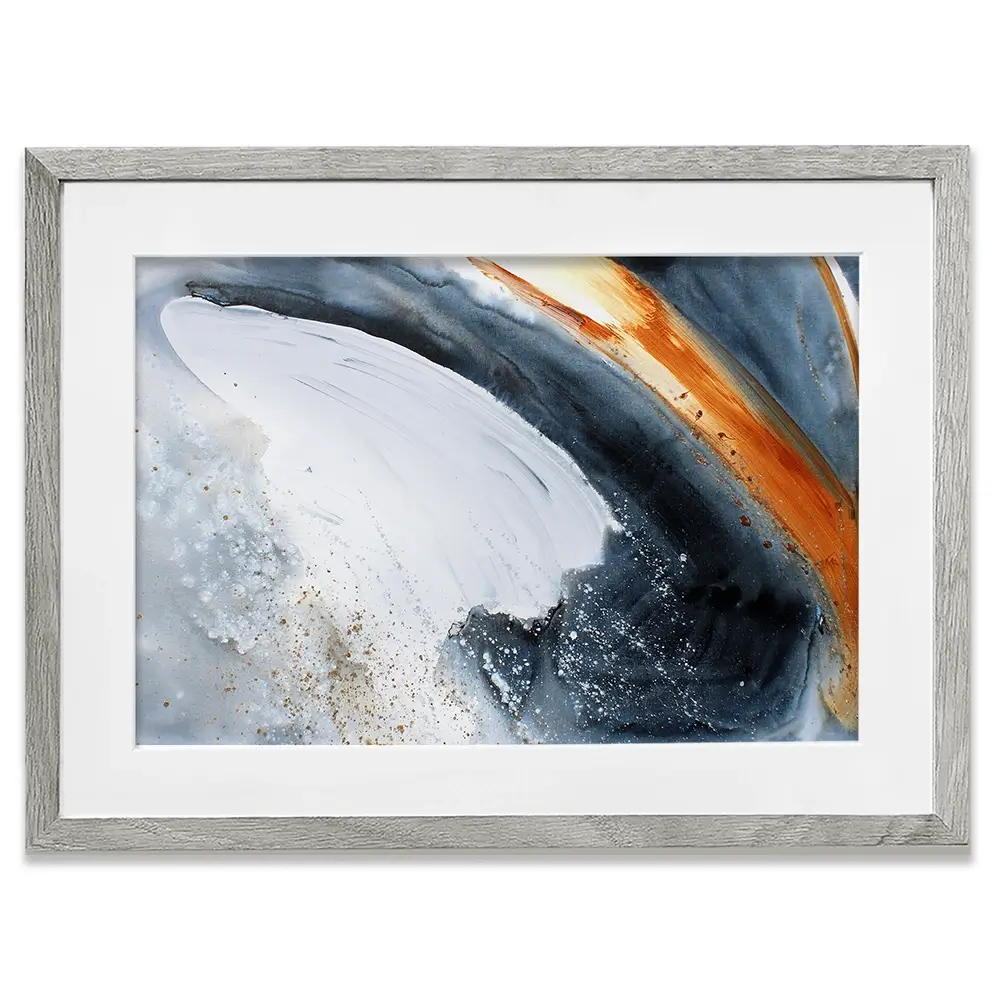 Ember Through The Frost Framed Art Print Ember Through The Frost Framed Art Print wall art product Studio Paint-Ing