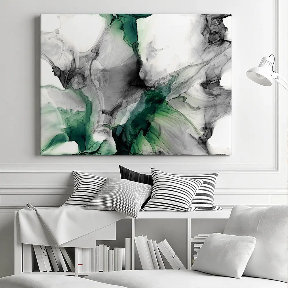 Emerald Gale Canvas Print Emerald Gale Canvas Print wall art product Jennifer Goldberger