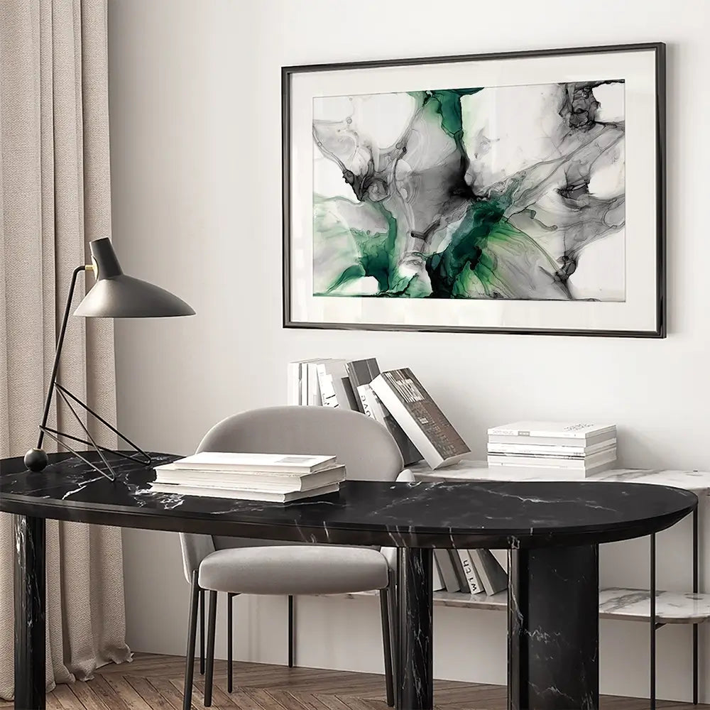 Emerald Gale Framed Art Print Emerald Gale Framed Art Print wall art product Jennifer Goldberger