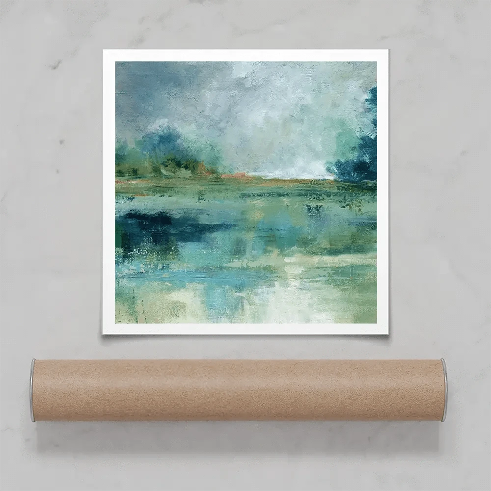 Emerald Isle Square Art Print Emerald Isle Square Art Print wall art product Carol Robinson