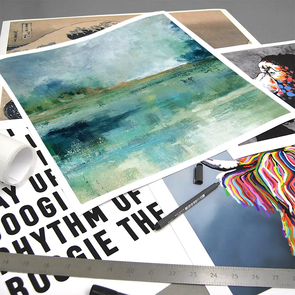 Emerald Isle Square Art Print Emerald Isle Square Art Print wall art product Carol Robinson