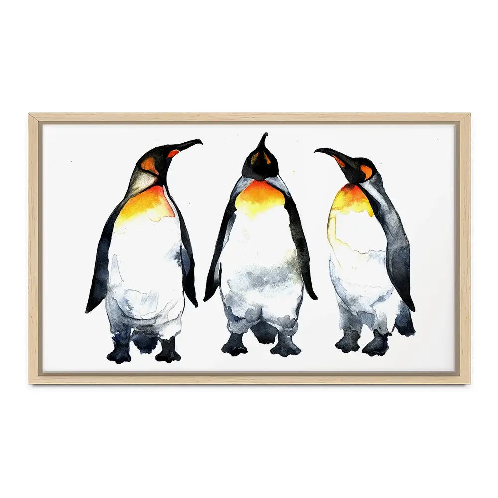 Emperor Penguins Canvas Print Emperor Penguins Canvas Print wall art product Kovaleva Galina / Shutterstock