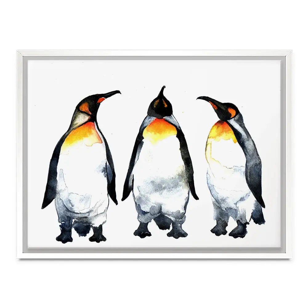 Emperor Penguins Canvas Print Emperor Penguins Canvas Print wall art product Kovaleva Galina / Shutterstock