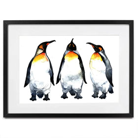 Emperor Penguins Framed Art Print Emperor Penguins Framed Art Print wall art product Kovaleva Galina / Shutterstock