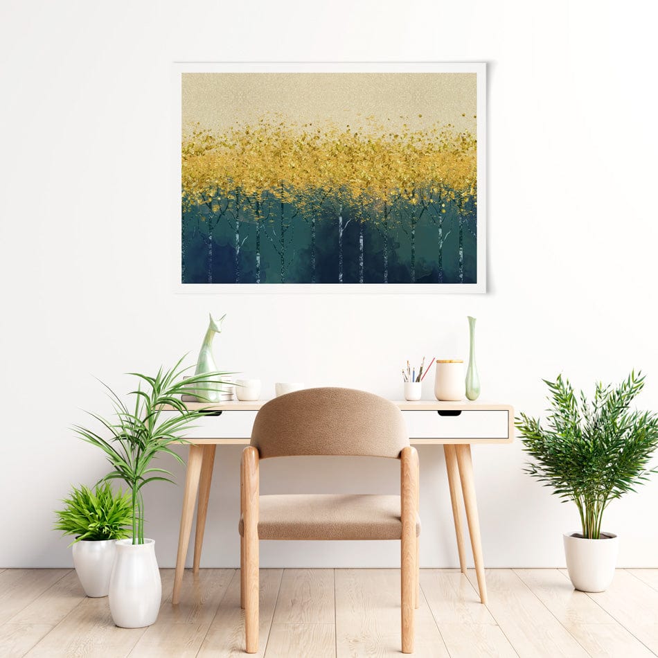 Endlass Trees Art Print wall art product / Shutterstock