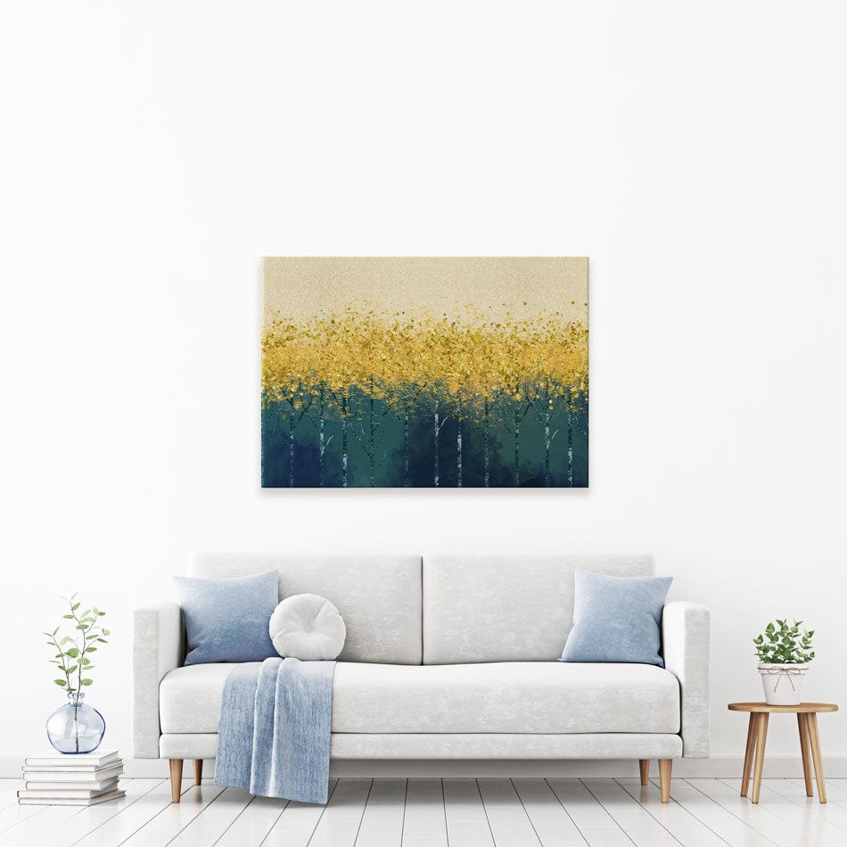 Endless Trees Canvas Print wall art product 3d artwork wallpaper / Shutterstock