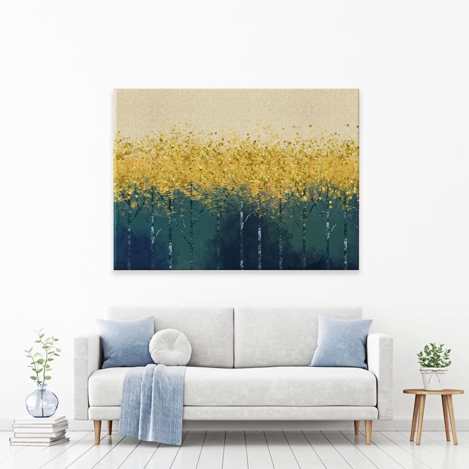 Endless Trees Canvas Print wall art product 3d artwork wallpaper / Shutterstock