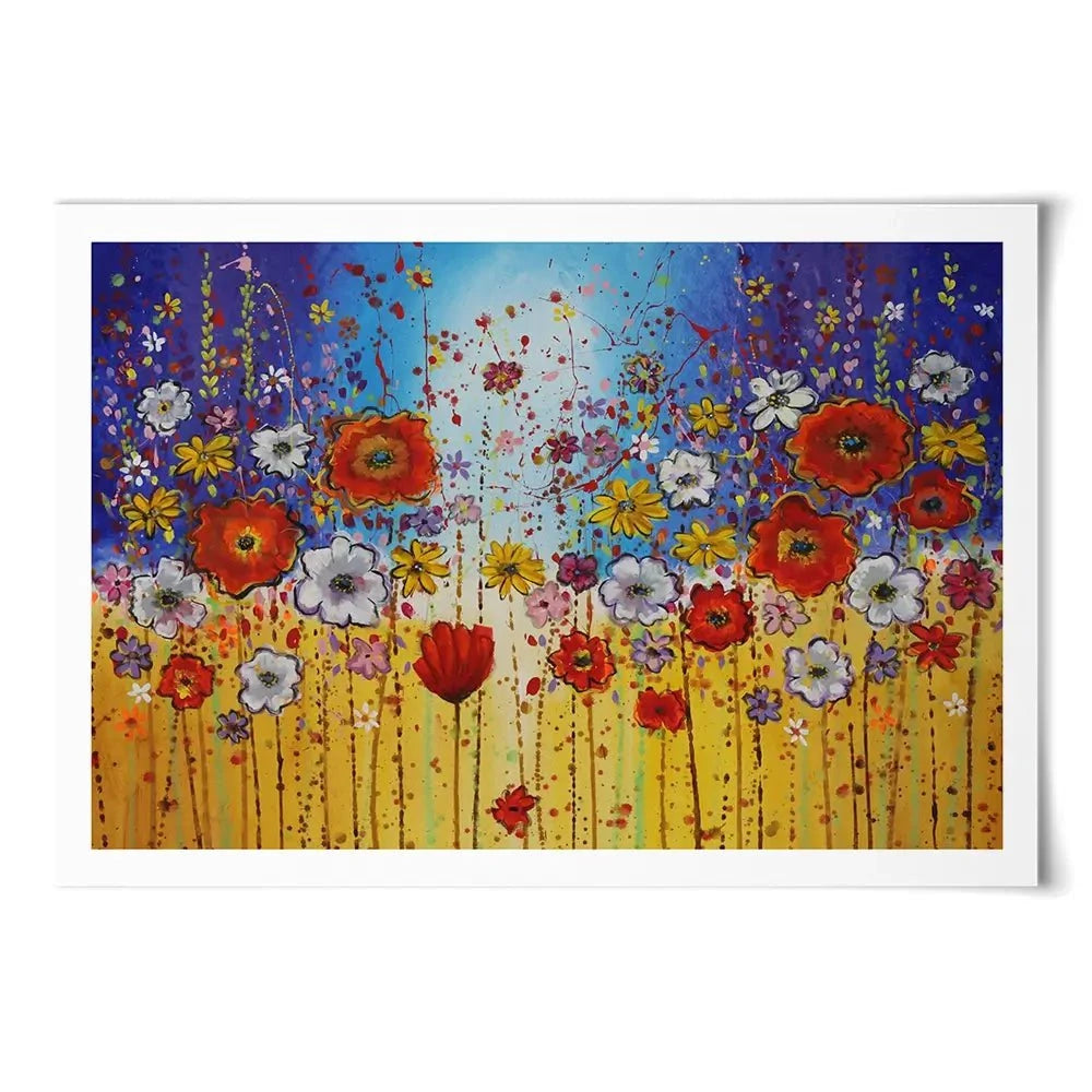Energy Flowers Art Print Energy Flowers Art Print wall art product Maria Moretti