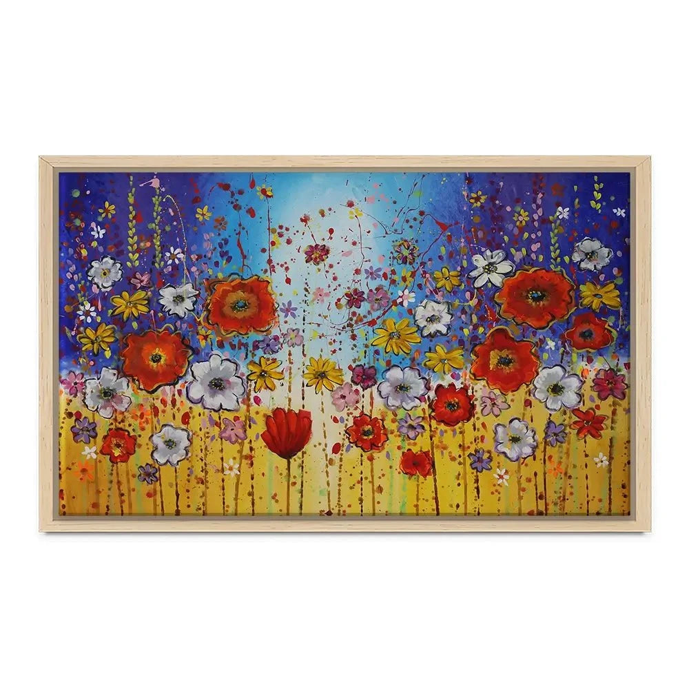 Energy Flowers Canvas Print Energy Flowers Canvas Print wall art product Maria Moretti