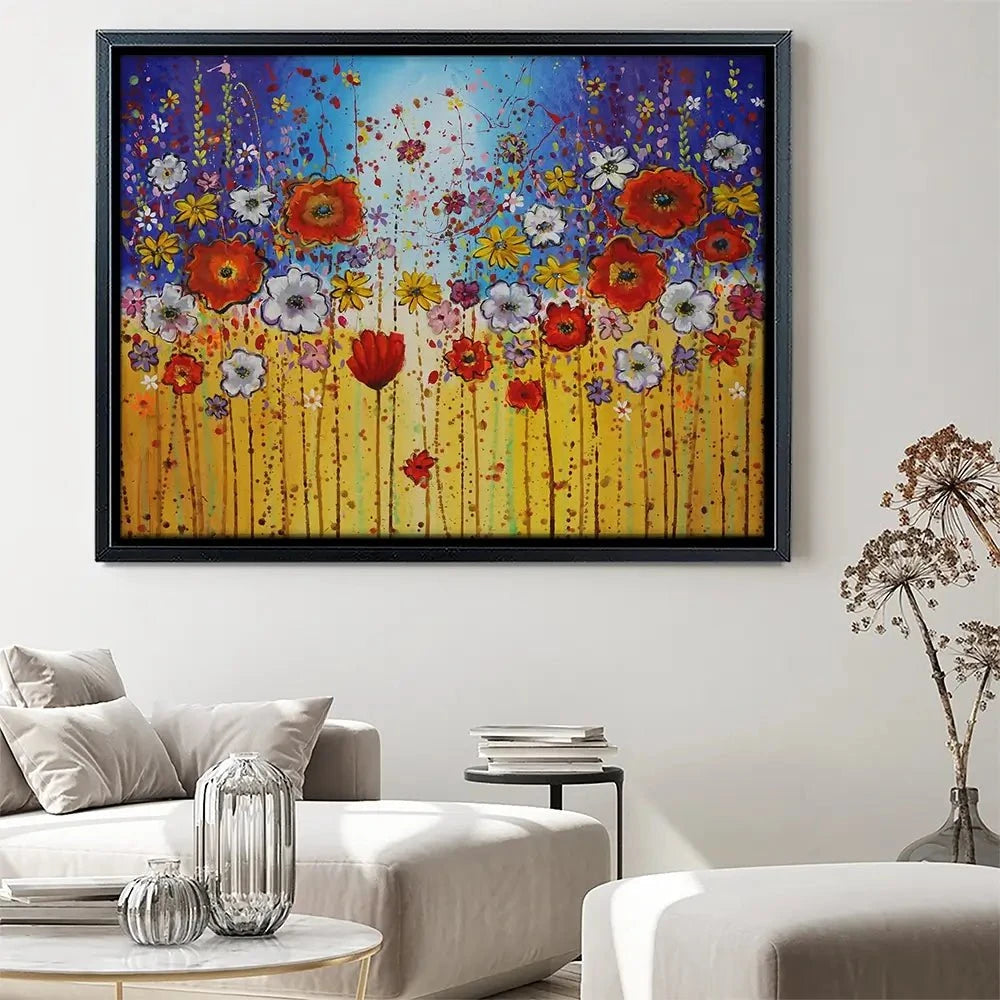 Energy Flowers Canvas Print Energy Flowers Canvas Print wall art product Maria Moretti