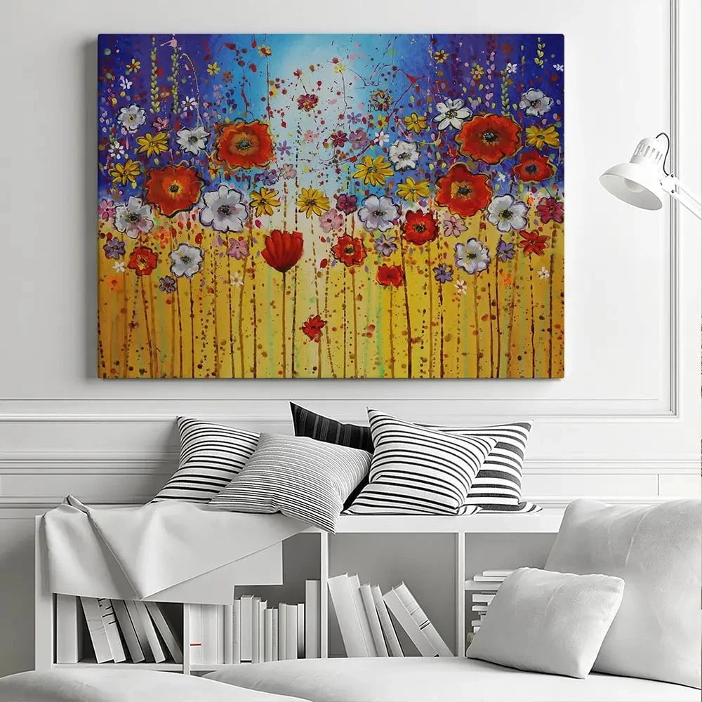 Energy Flowers Canvas Print Energy Flowers Canvas Print wall art product Maria Moretti