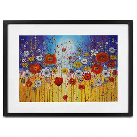 Energy Flowers Framed Art Print Energy Flowers Framed Art Print wall art product Maria Moretti