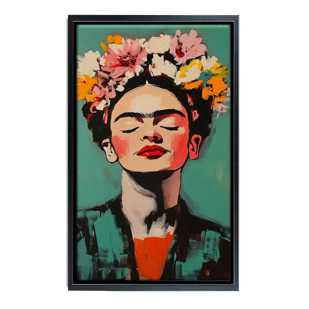 Enjoying Frida Canvas Print Enjoying Frida Canvas Print wall art product Treechild