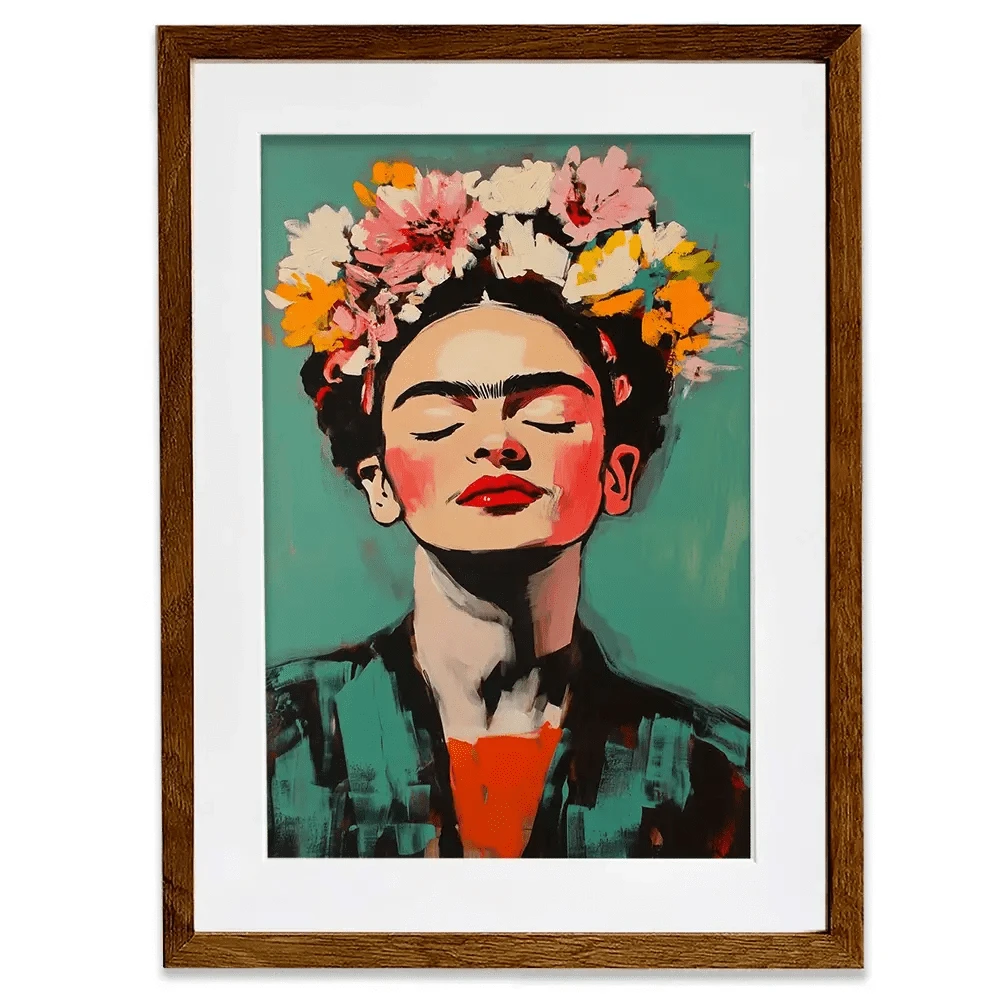 Enjoying Frida Framed Art Print Enjoying Frida Framed Art Print wall art product Treechild