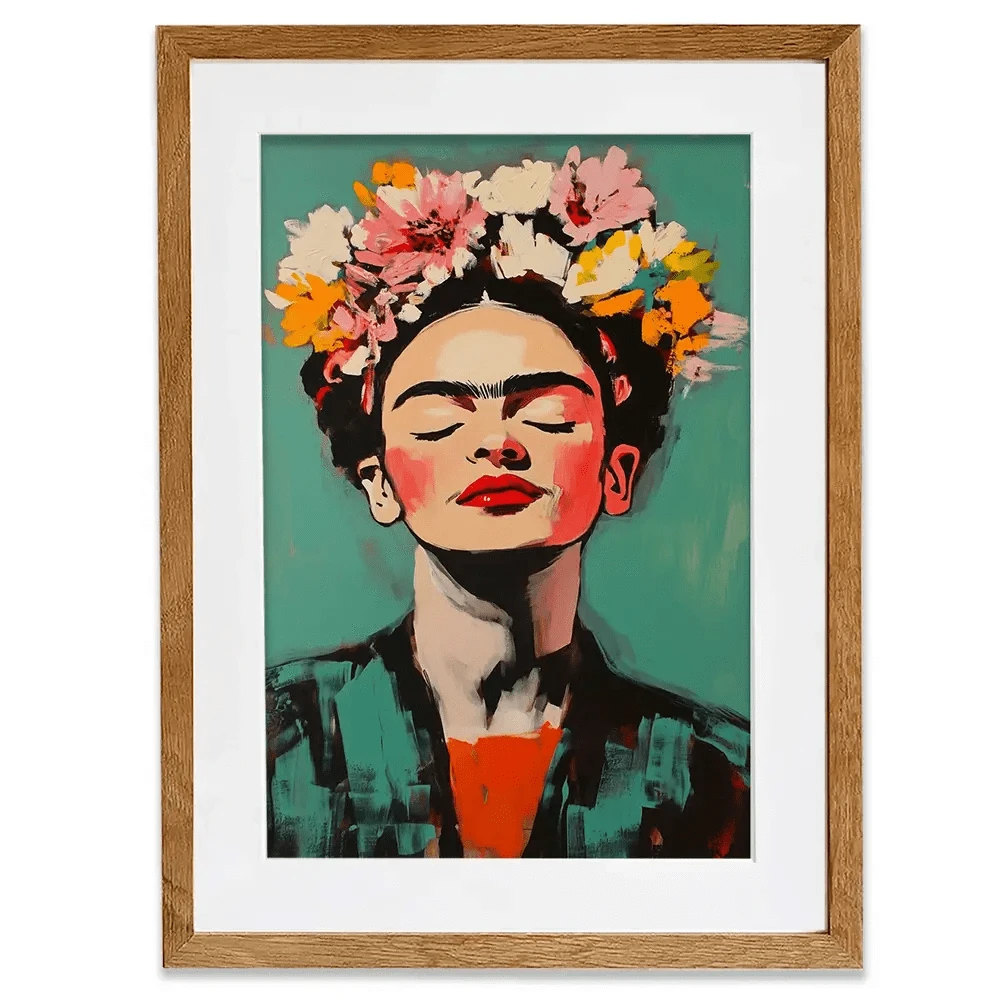 Enjoying Frida Framed Art Print Enjoying Frida Framed Art Print wall art product Treechild