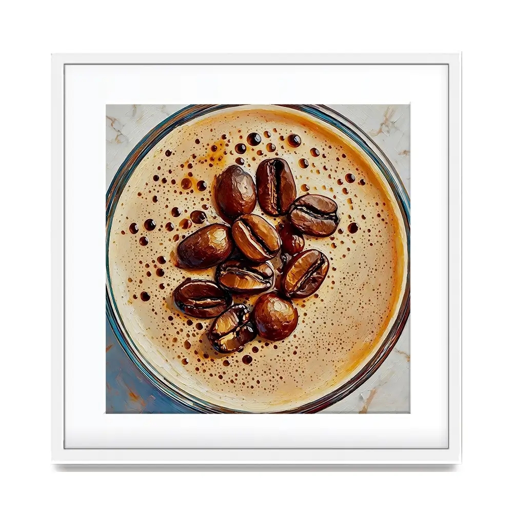 Espresso Martini Cocktail Square Framed Art Print Espresso Martini Cocktail Square Framed Art Print wall art product David Alexander Elder