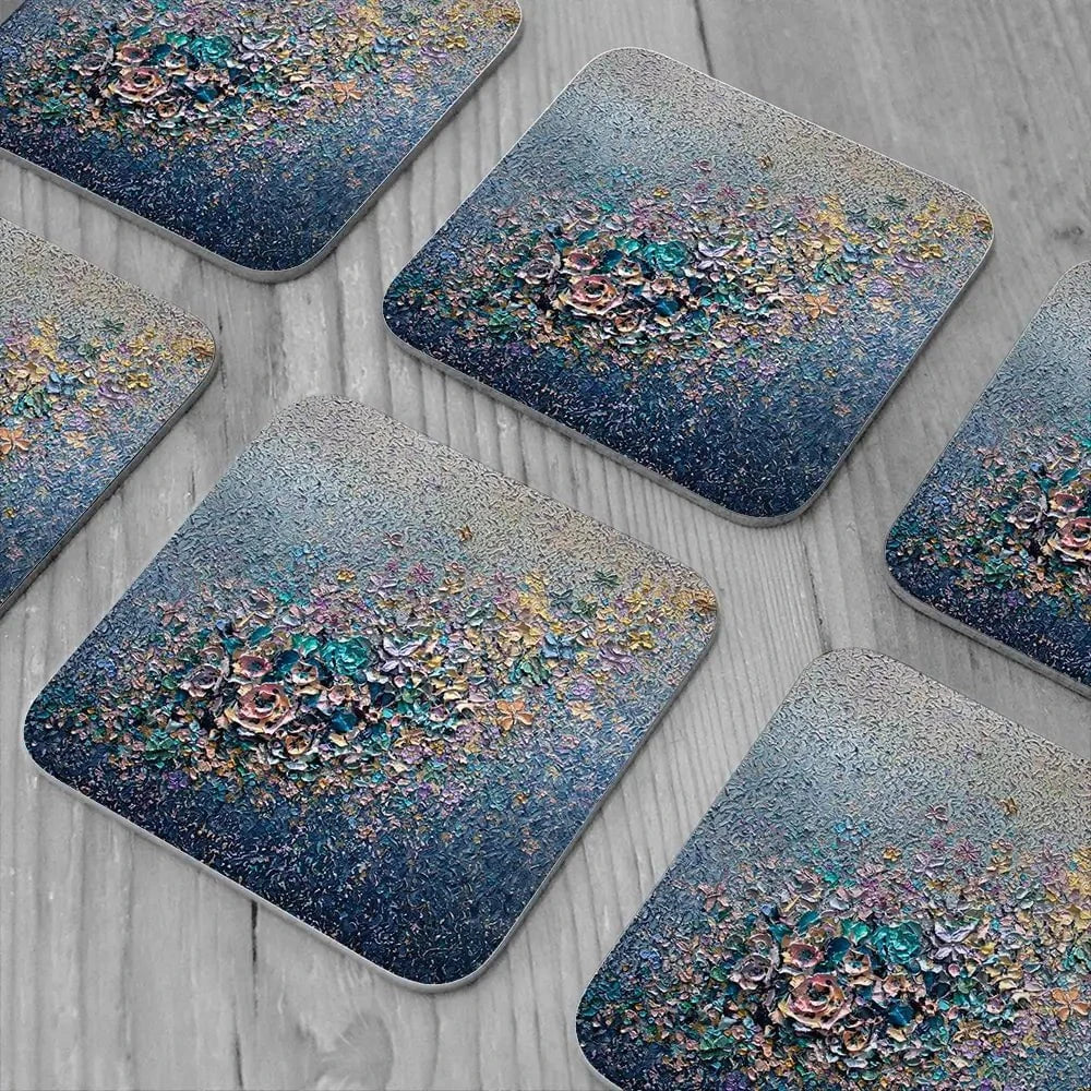 Eternal Bloom Coaster Set Eternal Bloom Coaster Set wall art product Nada Khatib