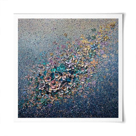 Eternal Bloom Square Art Print Eternal Bloom Square Art Print wall art product Nada Khatib