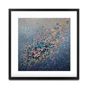 Eternal Bloom Square Framed Art Print Eternal Bloom Square Framed Art Print wall art product Nada Khatib