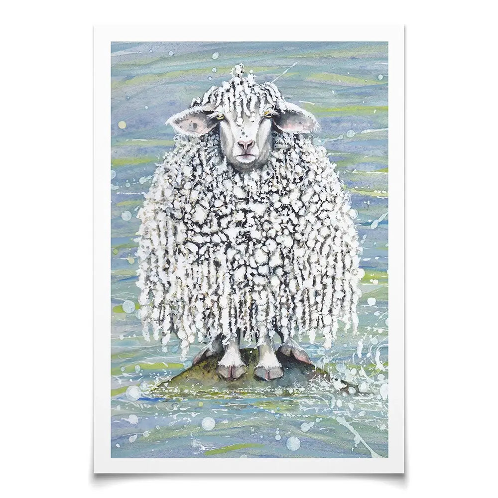 Ethel's Seaside Visit Art Print Ethel's Seaside Visit Art Print wall art product Maggie Vandewalle - Independent