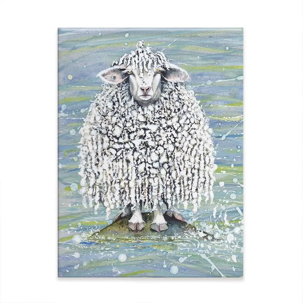 Ethel's Seaside Visit Canvas Print Ethel's Seaside Visit Canvas Print wall art product Maggie Vandewalle - Independent