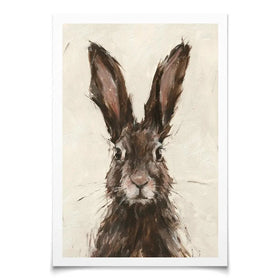 European Hare Art Print European Hare Art Print wall art product Ethan Harper