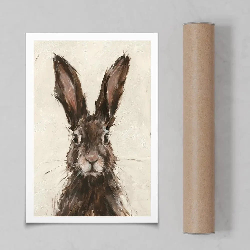 European Hare Art Print European Hare Art Print wall art product Ethan Harper