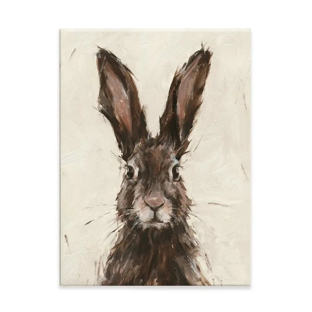 European Hare Canvas Print European Hare Canvas Print wall art product Ethan Harper
