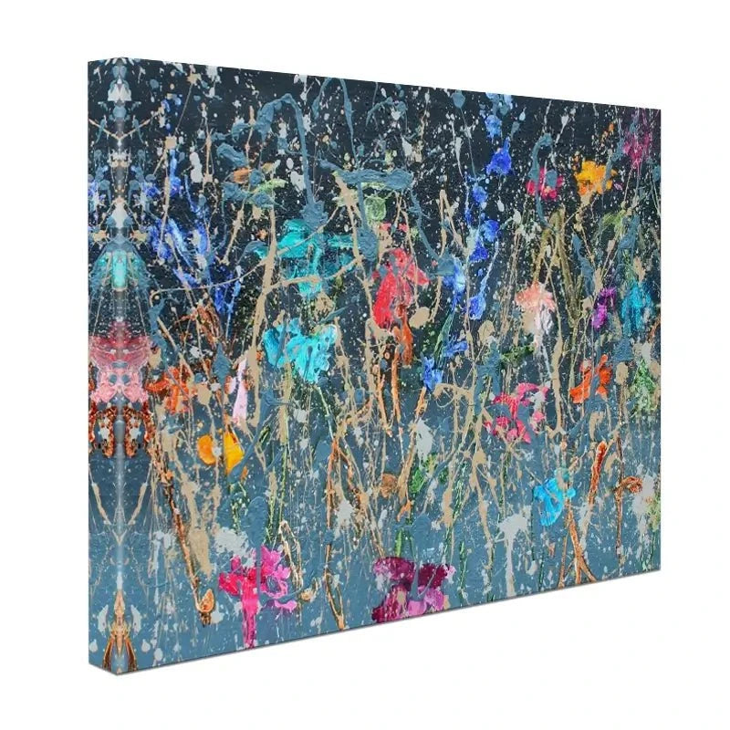 Evening Flowers Canvas Print Evening Flowers Canvas Print wall art product Studio Paint-Ing
