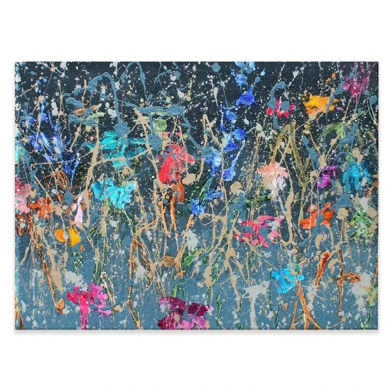 Evening Flowers Canvas Print Evening Flowers Canvas Print wall art product Studio Paint-Ing