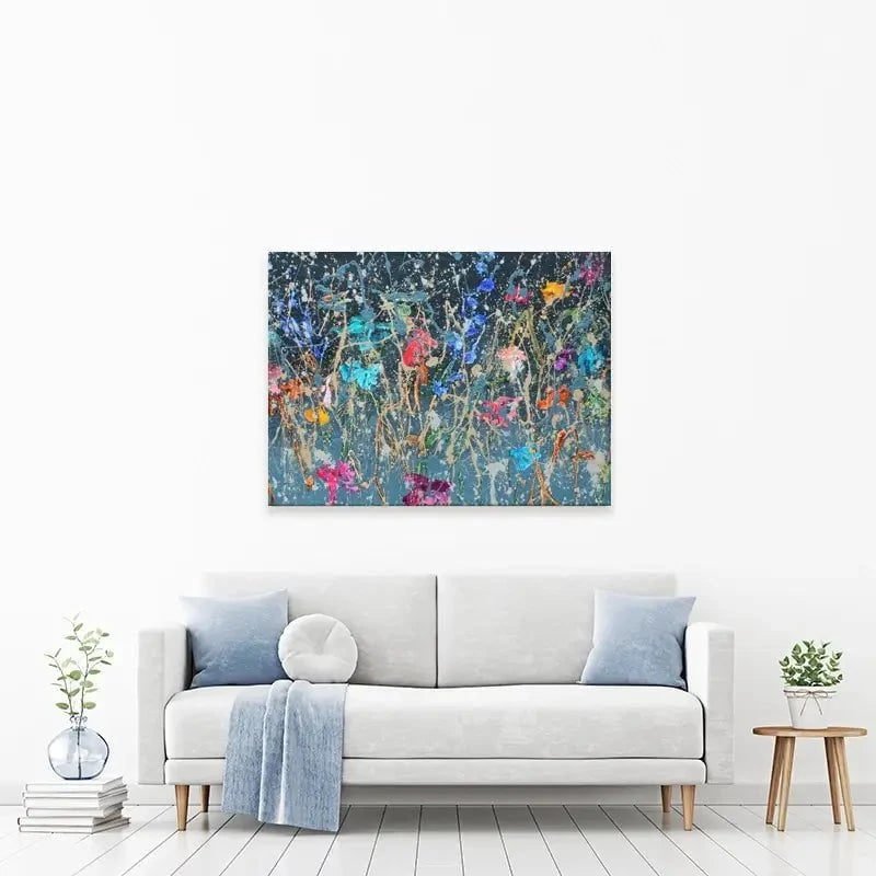 Evening Flowers Canvas Print Evening Flowers Canvas Print wall art product Studio Paint-Ing