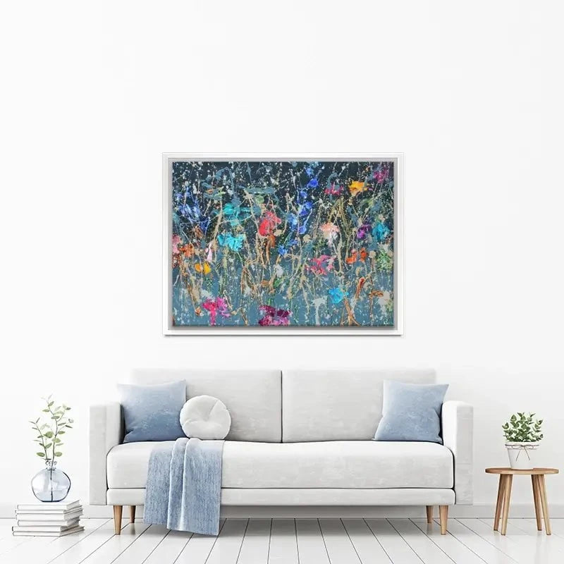 Evening Flowers Canvas Print Evening Flowers Canvas Print wall art product Studio Paint-Ing