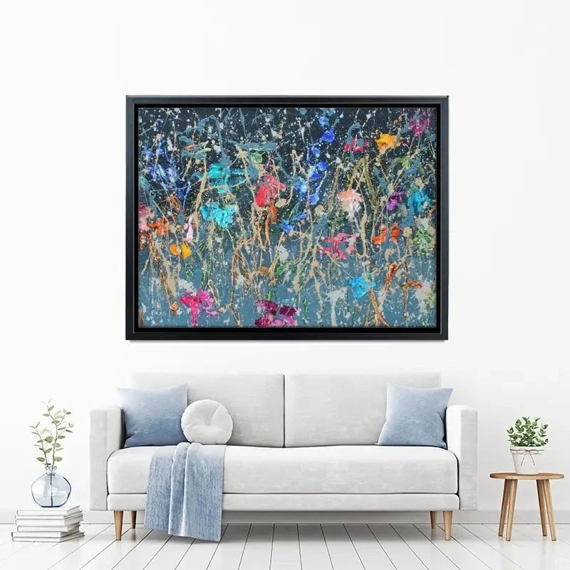 Evening Flowers Canvas Print Evening Flowers Canvas Print wall art product Studio Paint-Ing
