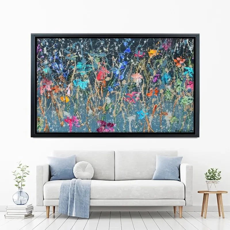 Evening Flowers Canvas Print Evening Flowers Canvas Print wall art product Studio Paint-Ing