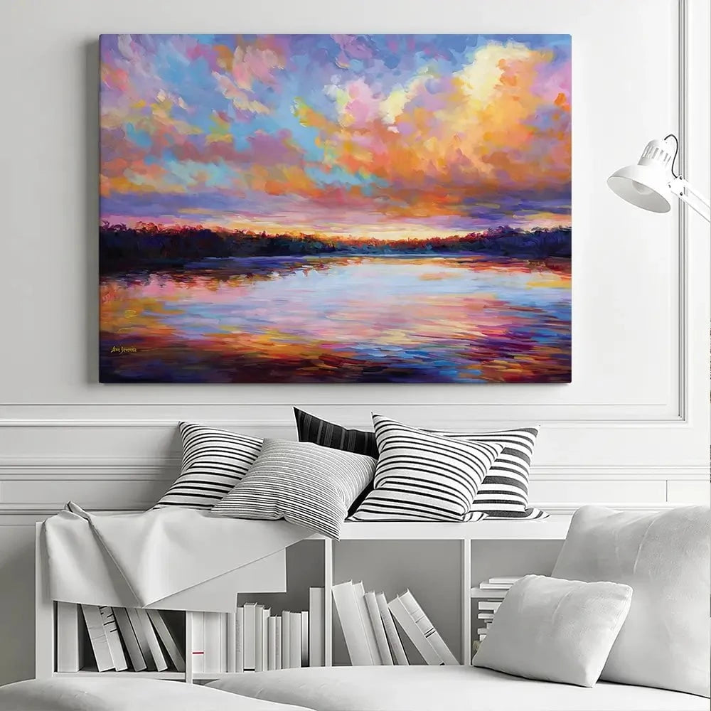 Evening Grace Canvas Print Evening Grace Canvas Print wall art product Leon Devenice