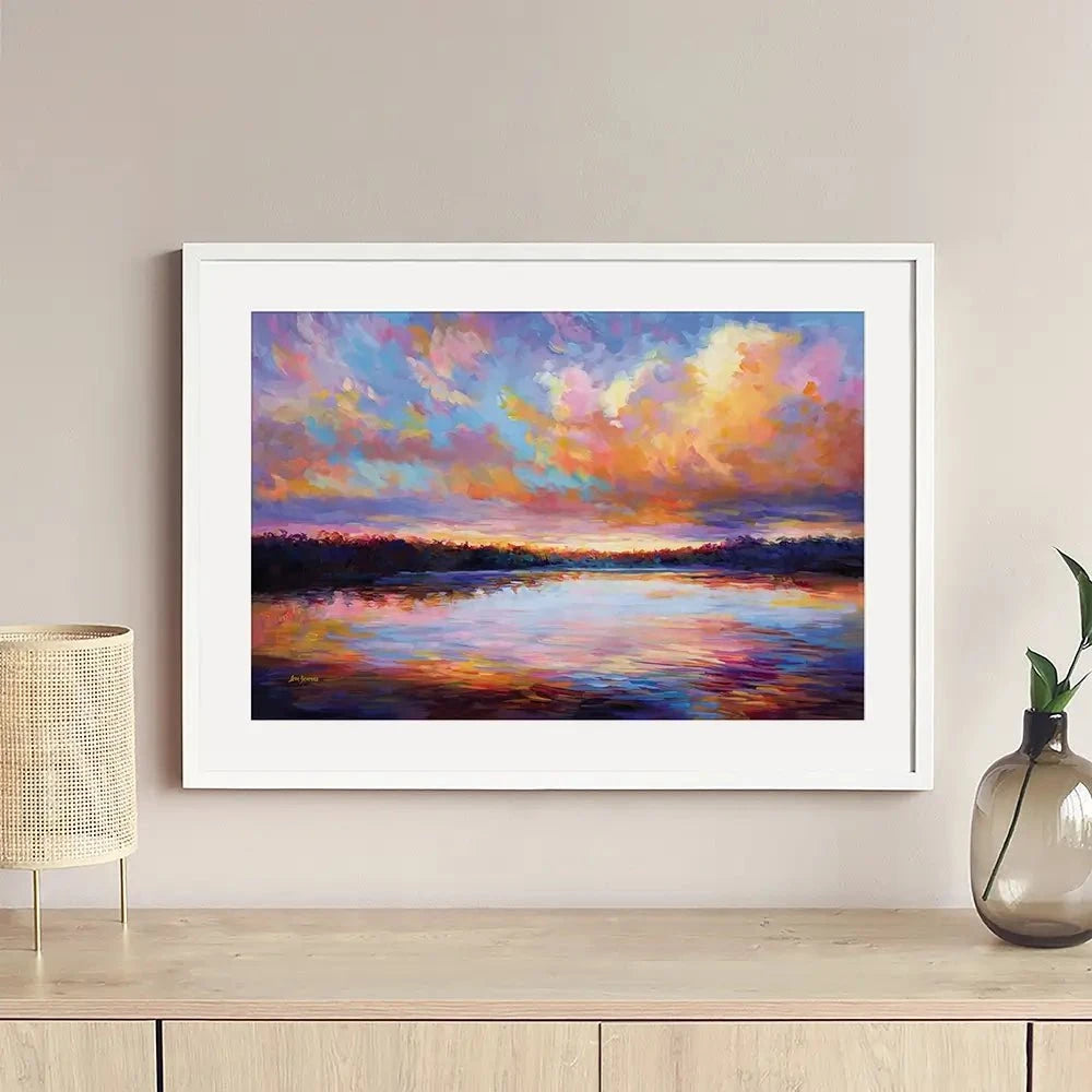 Evening Grace Framed Art Print Evening Grace Framed Art Print wall art product Leon Devenice