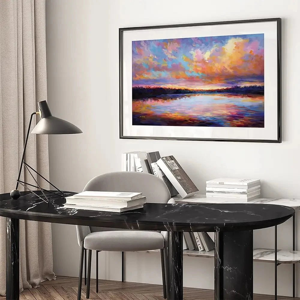 Evening Grace Framed Art Print Evening Grace Framed Art Print wall art product Leon Devenice