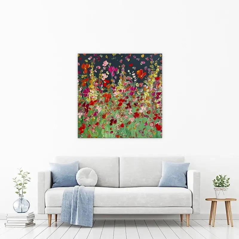 Evening Meadow In Autumn Canvas Print Evening Meadow In Autumn Canvas Print wall art product Charlotte Anna Reed