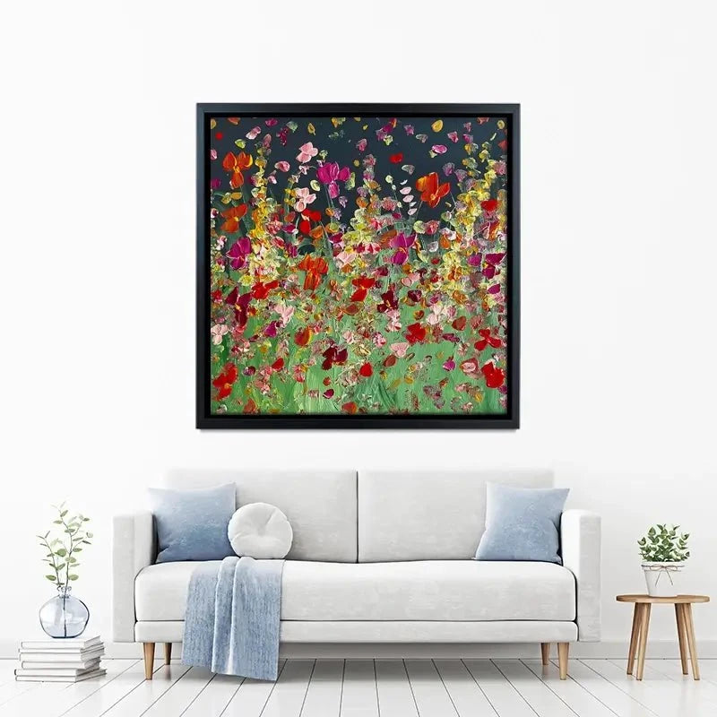 Evening Meadow In Autumn Canvas Print Evening Meadow In Autumn Canvas Print wall art product Charlotte Anna Reed