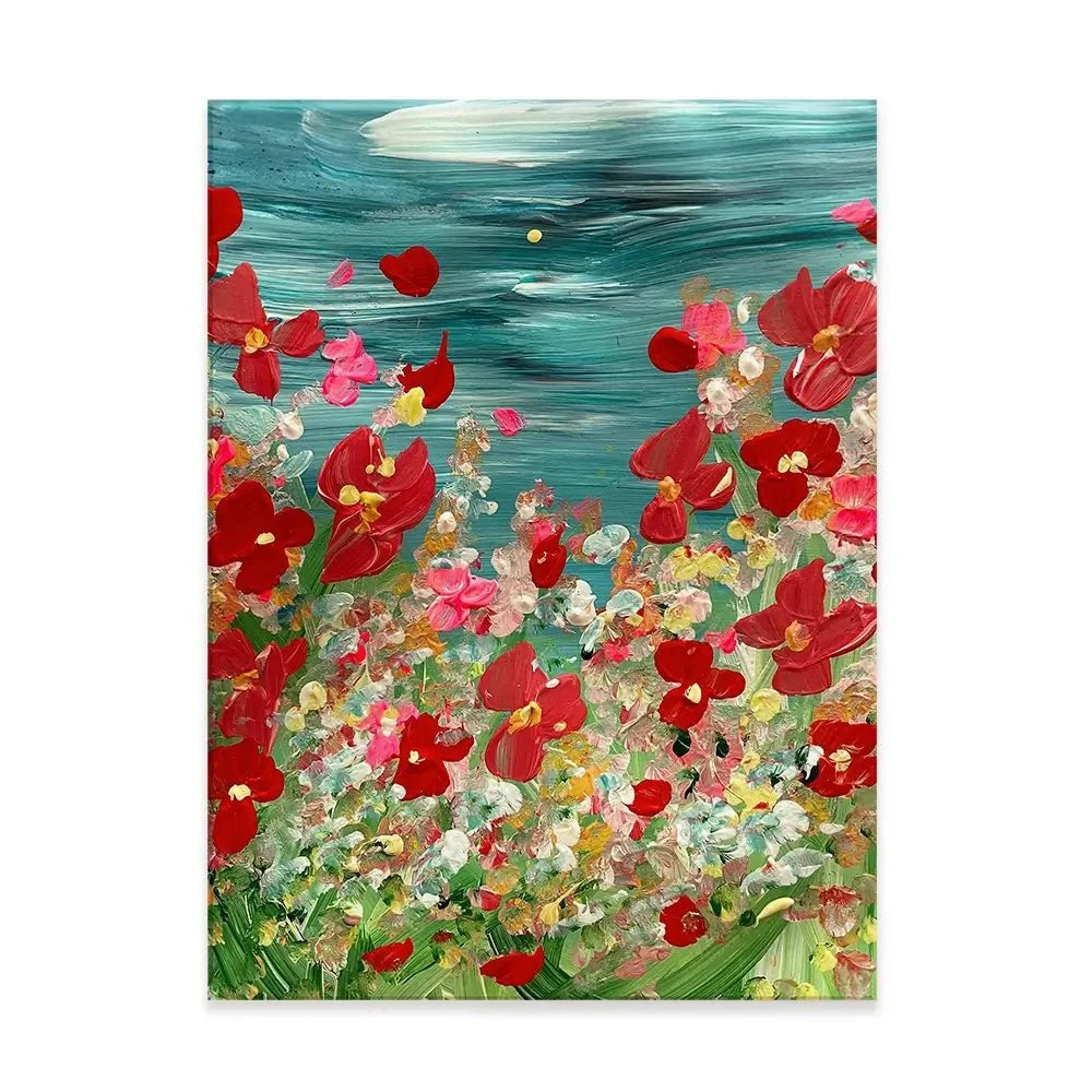 Evening Wildflowers Canvas Print Evening Wildflowers Canvas Print wall art product Charlotte Anna Reed
